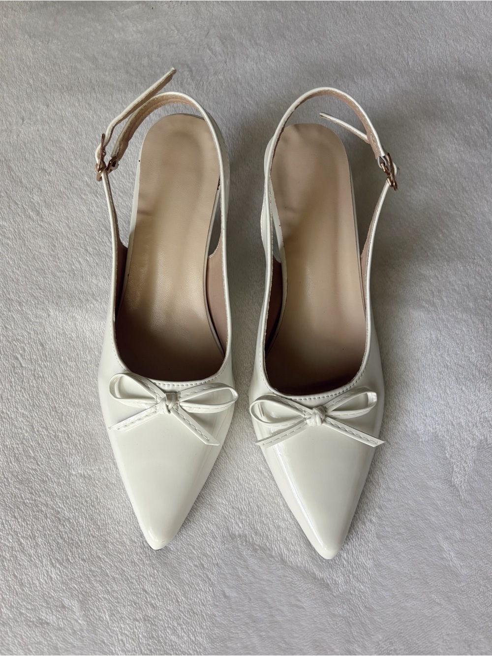bow kitten heels